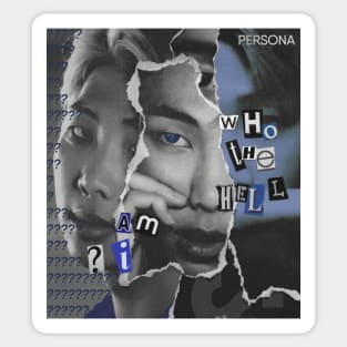 BTS RM Who The Hell Am I ? Sticker